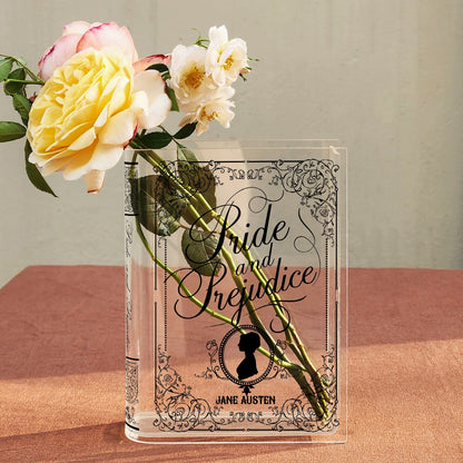 NORDORA Pride and Prejudice Acrylic Book Vase - II