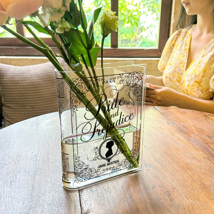 NORDORA Pride and Prejudice Acrylic Book Vase - II