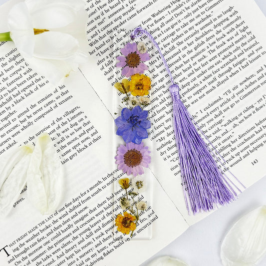 NORDORA Purple Flower Bookmark