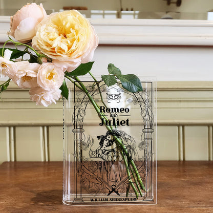 NORDORA Romeo and Juliet Acrylic Book Vase
