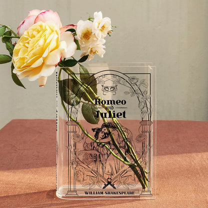 NORDORA Romeo and Juliet Acrylic Book Vase
