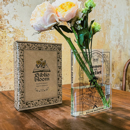 NORDORA Romeo and Juliet Acrylic Book Vase