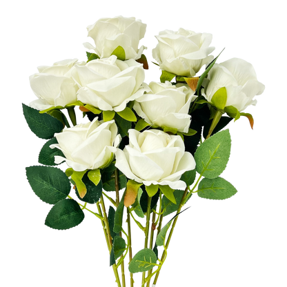 NORDORA 8PCS Artificial Roses