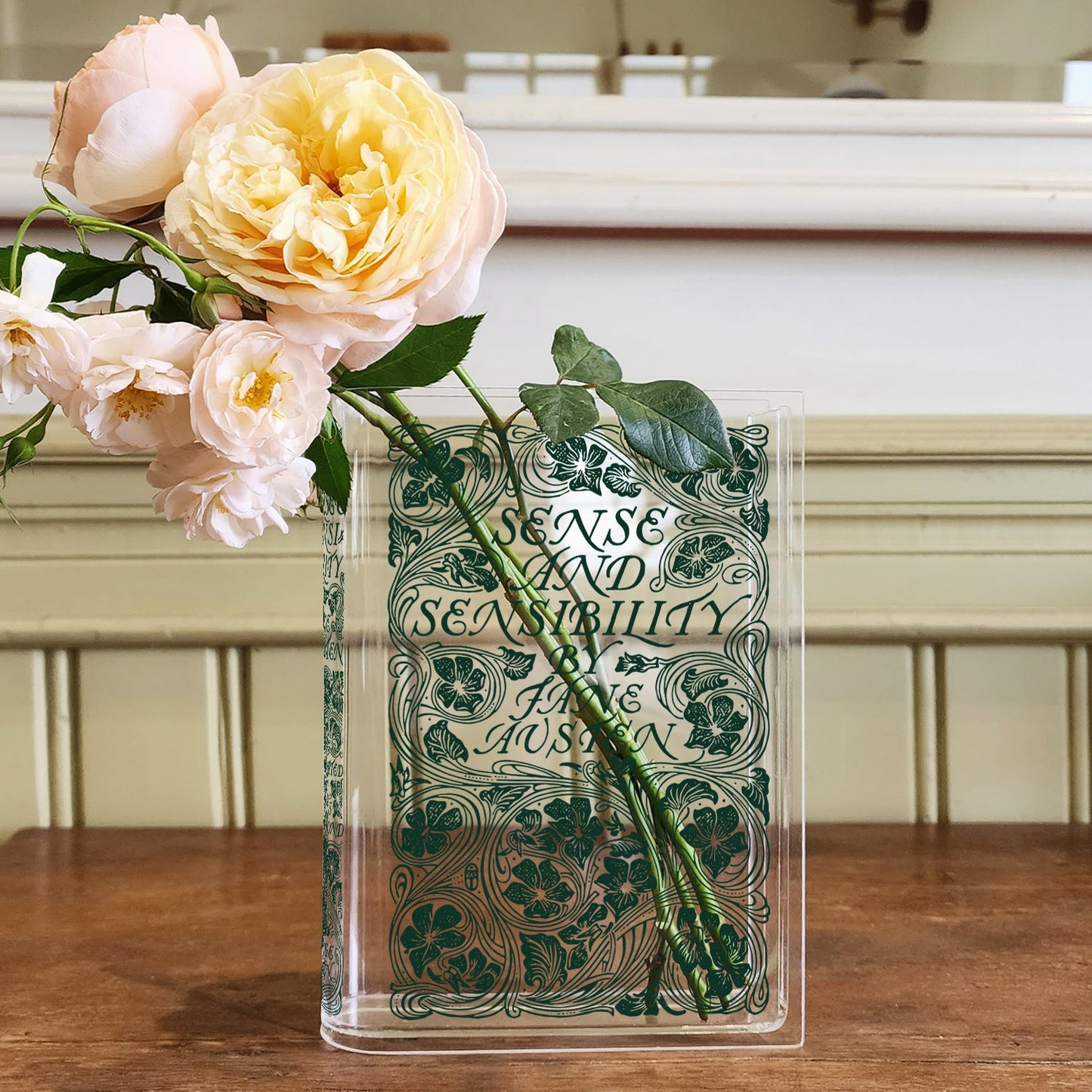 NORDORA Sense and Sensibility Acrylic Book Vase