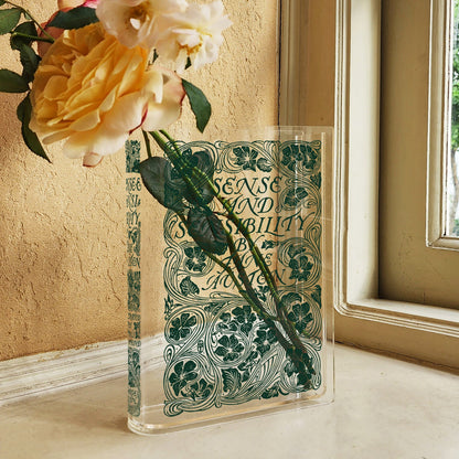 NORDORA Sense and Sensibility Acrylic Book Vase