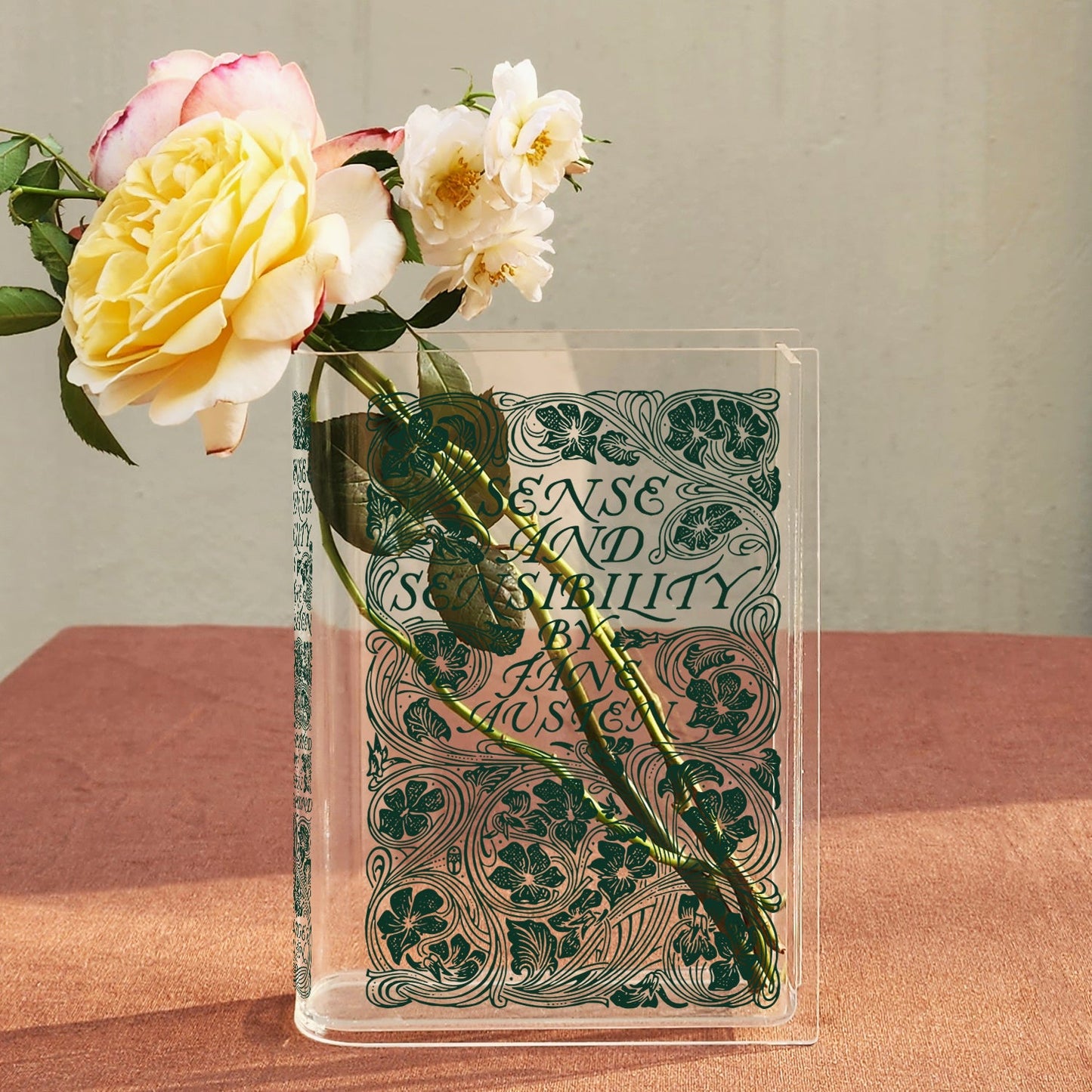 NORDORA Sense and Sensibility Acrylic Book Vase