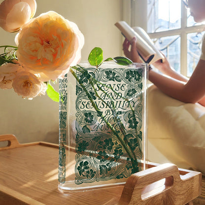 NORDORA Sense and Sensibility Acrylic Book Vase