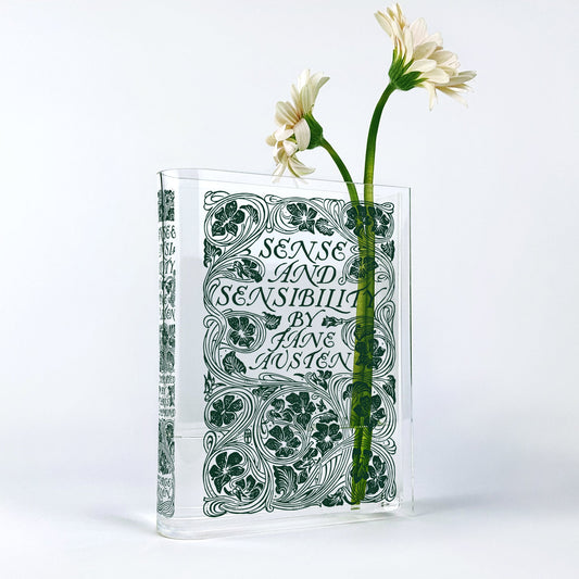 NORDORA Sense and Sensibility Acrylic Book Vase