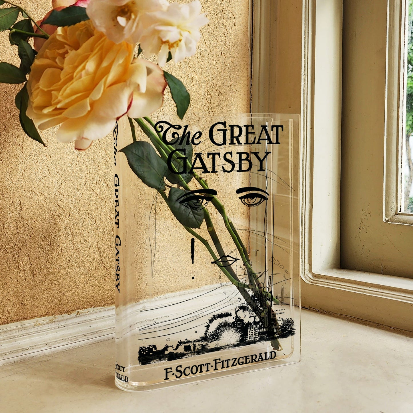 NORDORA The Great Gatsby Acrylic Book Vase