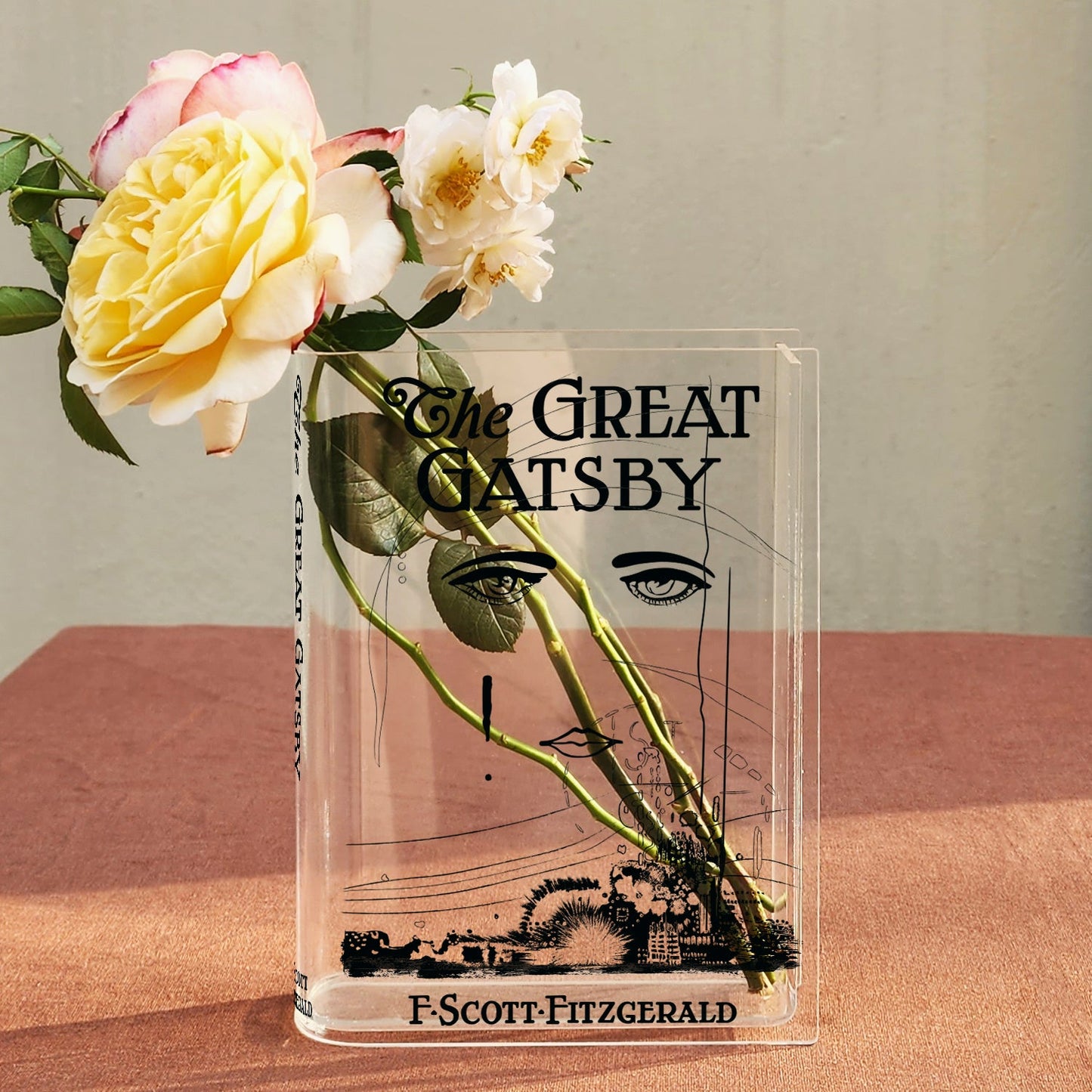 NORDORA The Great Gatsby Acrylic Book Vase