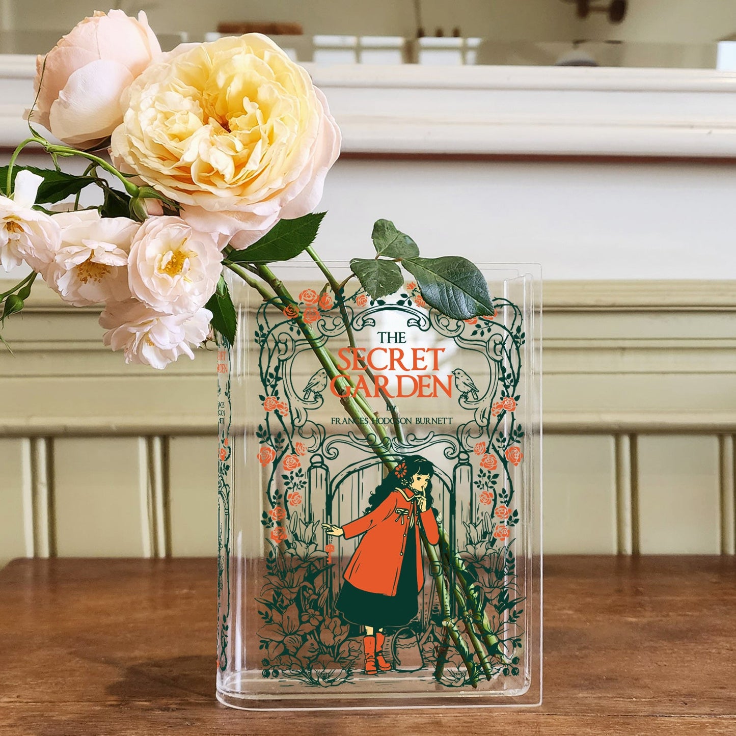 NORDORA The Secret Garden Acrylic Book Vase