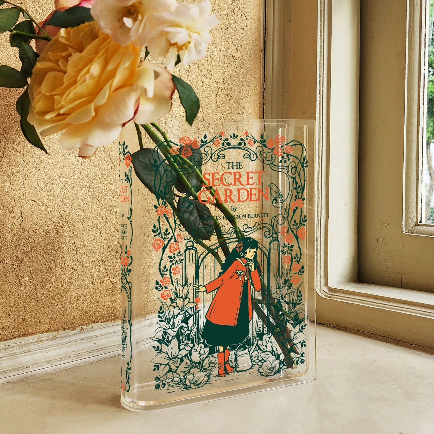 NORDORA The Secret Garden Acrylic Book Vase