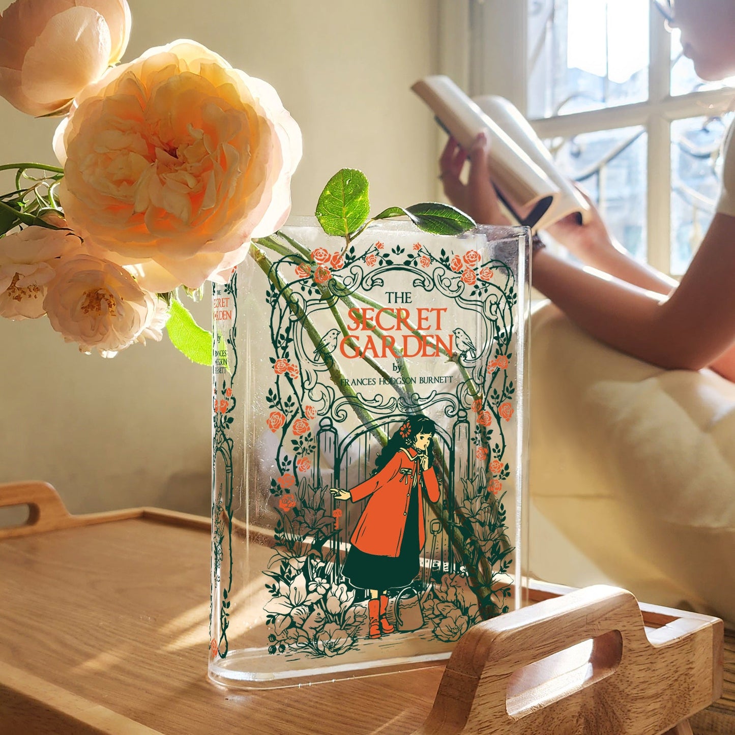 NORDORA The Secret Garden Acrylic Book Vase