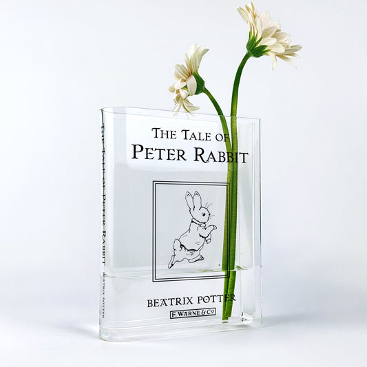 NORDORA The Tale of Peter Rabbit Acrylic Book Vase