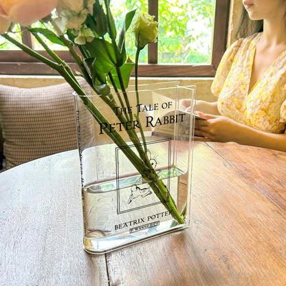 NORDORA The Tale of Peter Rabbit Acrylic Book Vase