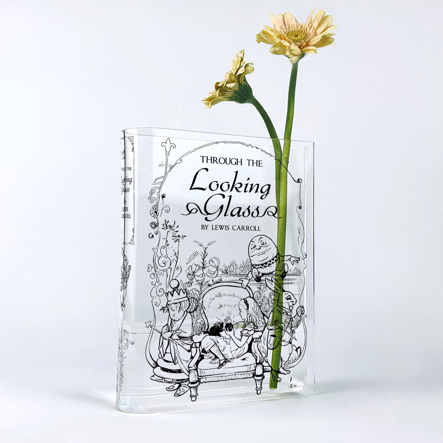 NORDORA Through the Looking-Glass Acrylic Book Vase