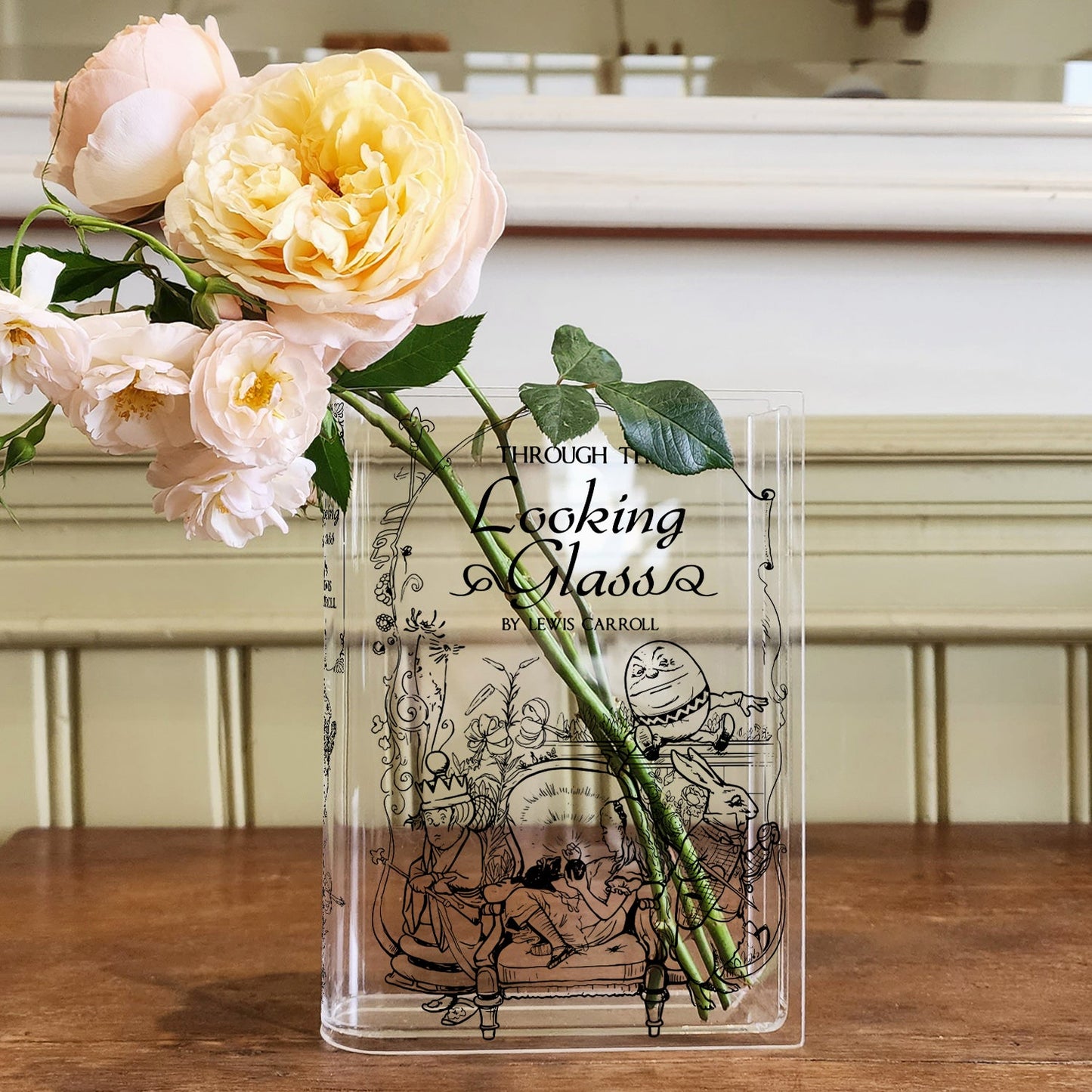 NORDORA Through the Looking-Glass Acrylic Book Vase