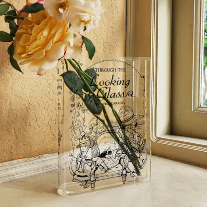 NORDORA Through the Looking-Glass Acrylic Book Vase