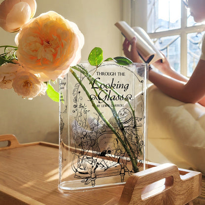 NORDORA Through the Looking-Glass Acrylic Book Vase