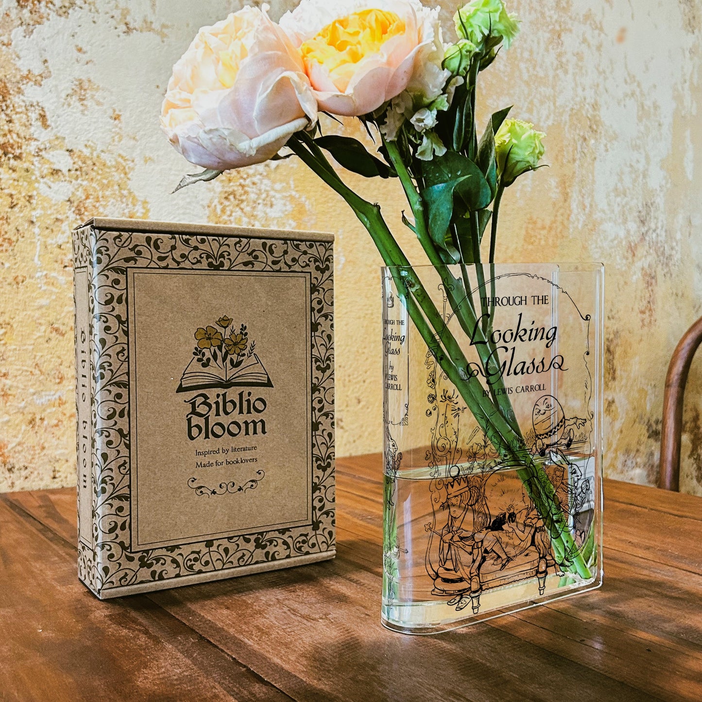 NORDORA Through the Looking-Glass Acrylic Book Vase