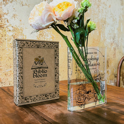 NORDORA Through the Looking-Glass Acrylic Book Vase
