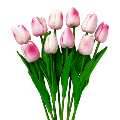 NORDORA 10PCS Artificial Tulips