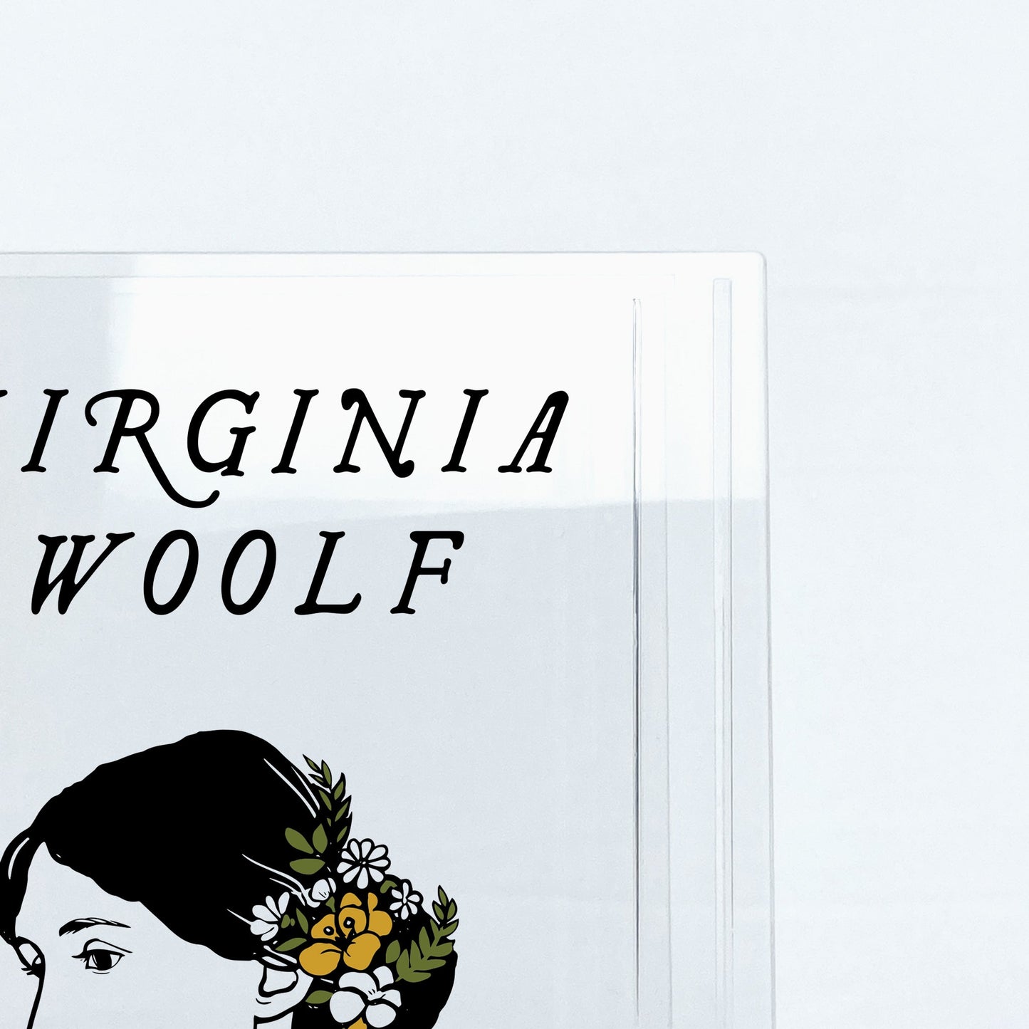 NORDORA Virginia Woolf Acrylic Book Vase
