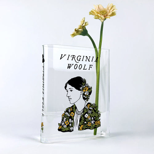 NORDORA Virginia Woolf Acrylic Book Vase