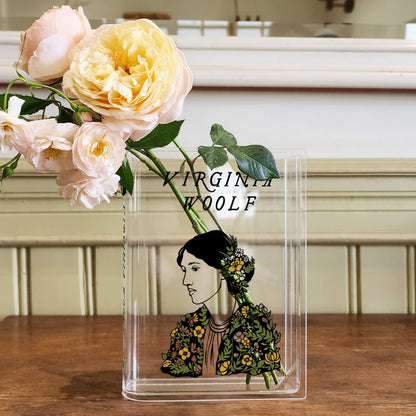 NORDORA Virginia Woolf Acrylic Book Vase
