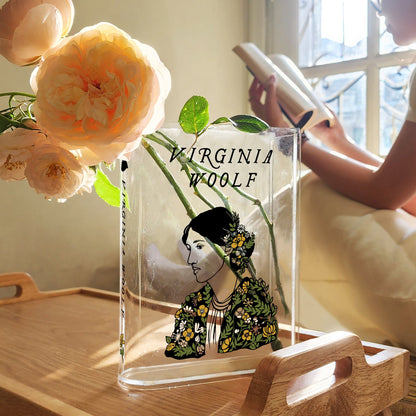 NORDORA Virginia Woolf Acrylic Book Vase