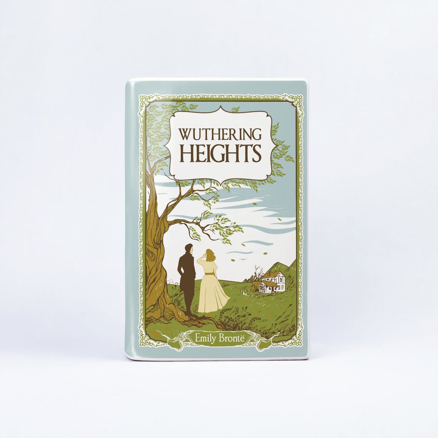 NORDORA Wuthering Heights Ceramic Book Vase