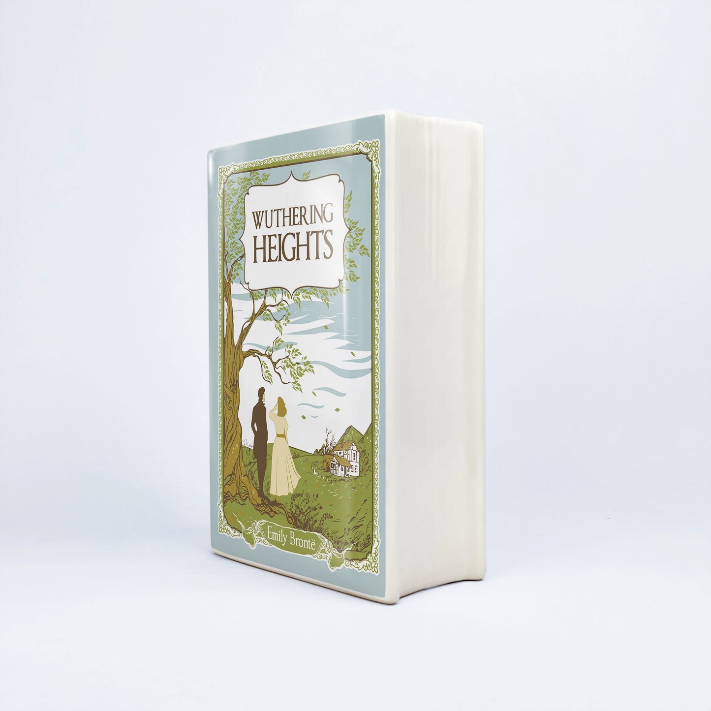 NORDORA Wuthering Heights Ceramic Book Vase