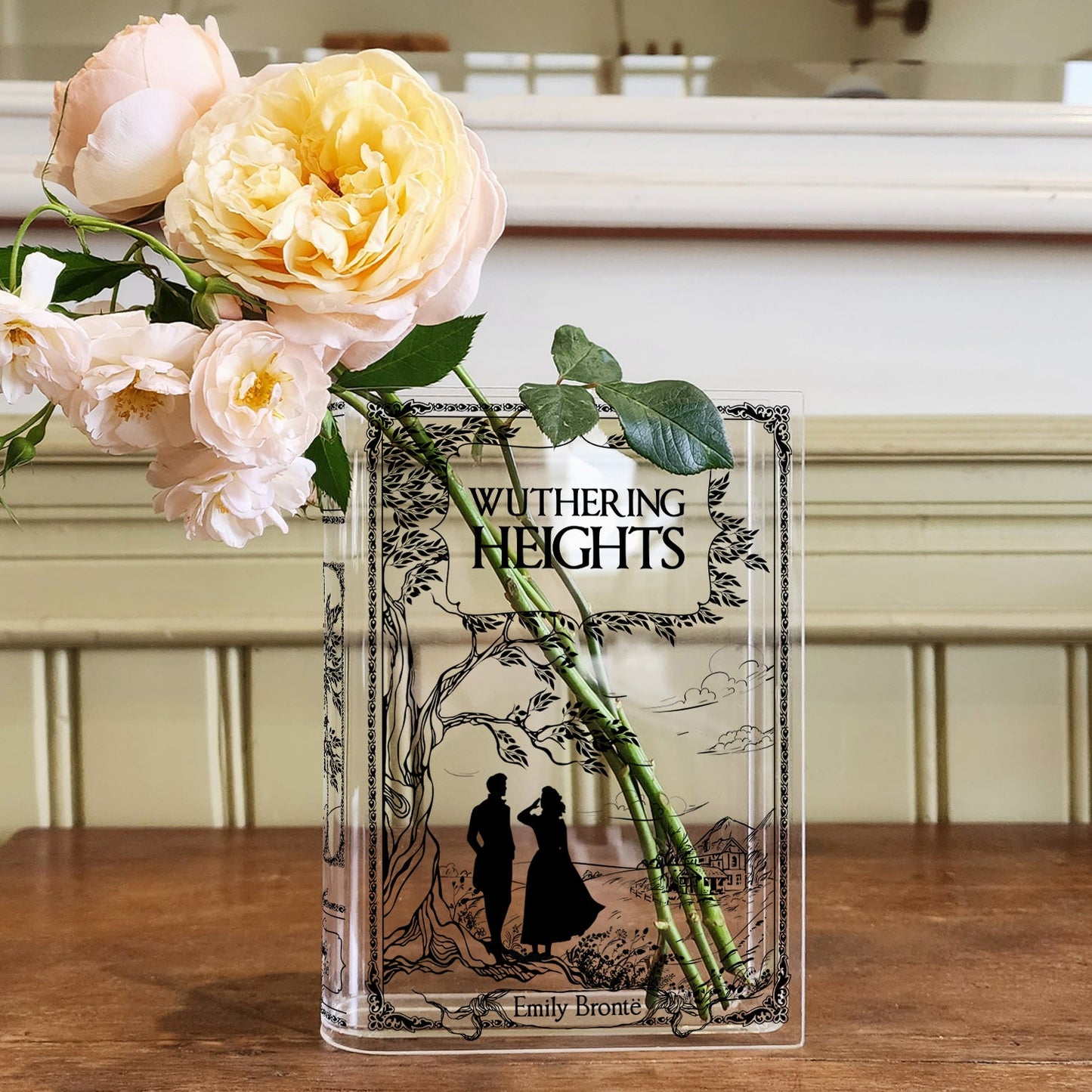 NORDORA Wuthering Heights Acrylic Book Vase