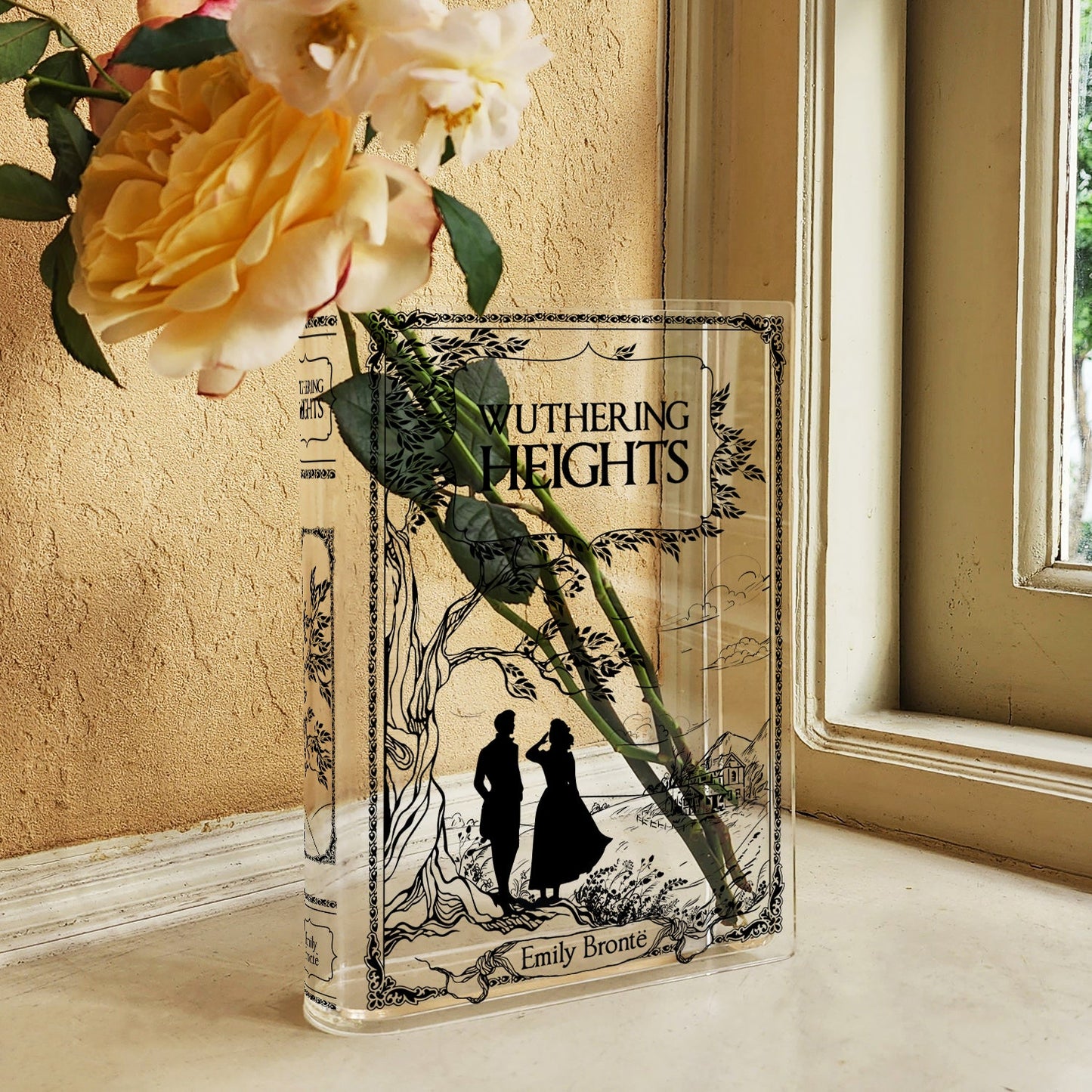NORDORA Wuthering Heights Acrylic Book Vase