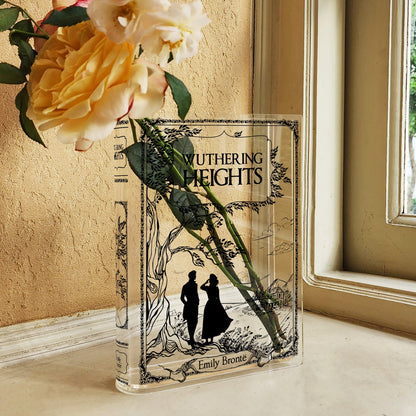 NORDORA Wuthering Heights Acrylic Book Vase