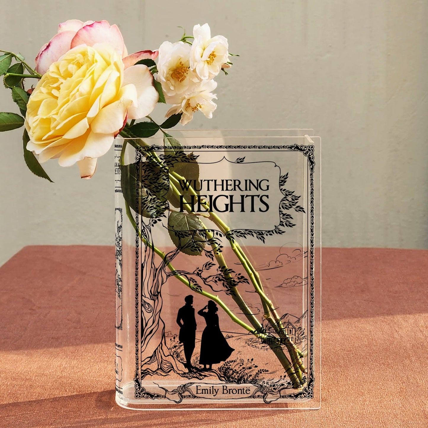 NORDORA Wuthering Heights Acrylic Book Vase