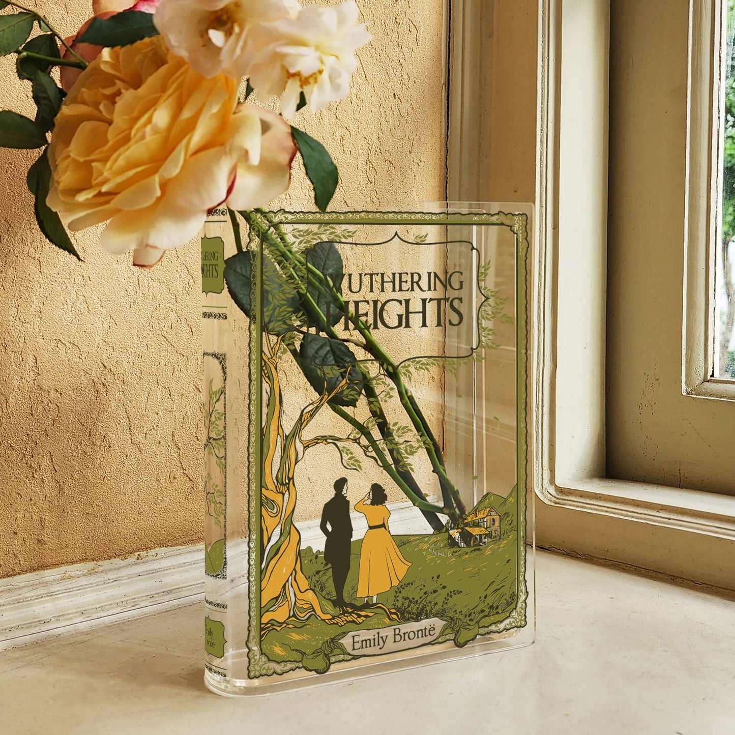 NORDORA Wuthering Heights Acrylic Book Vase