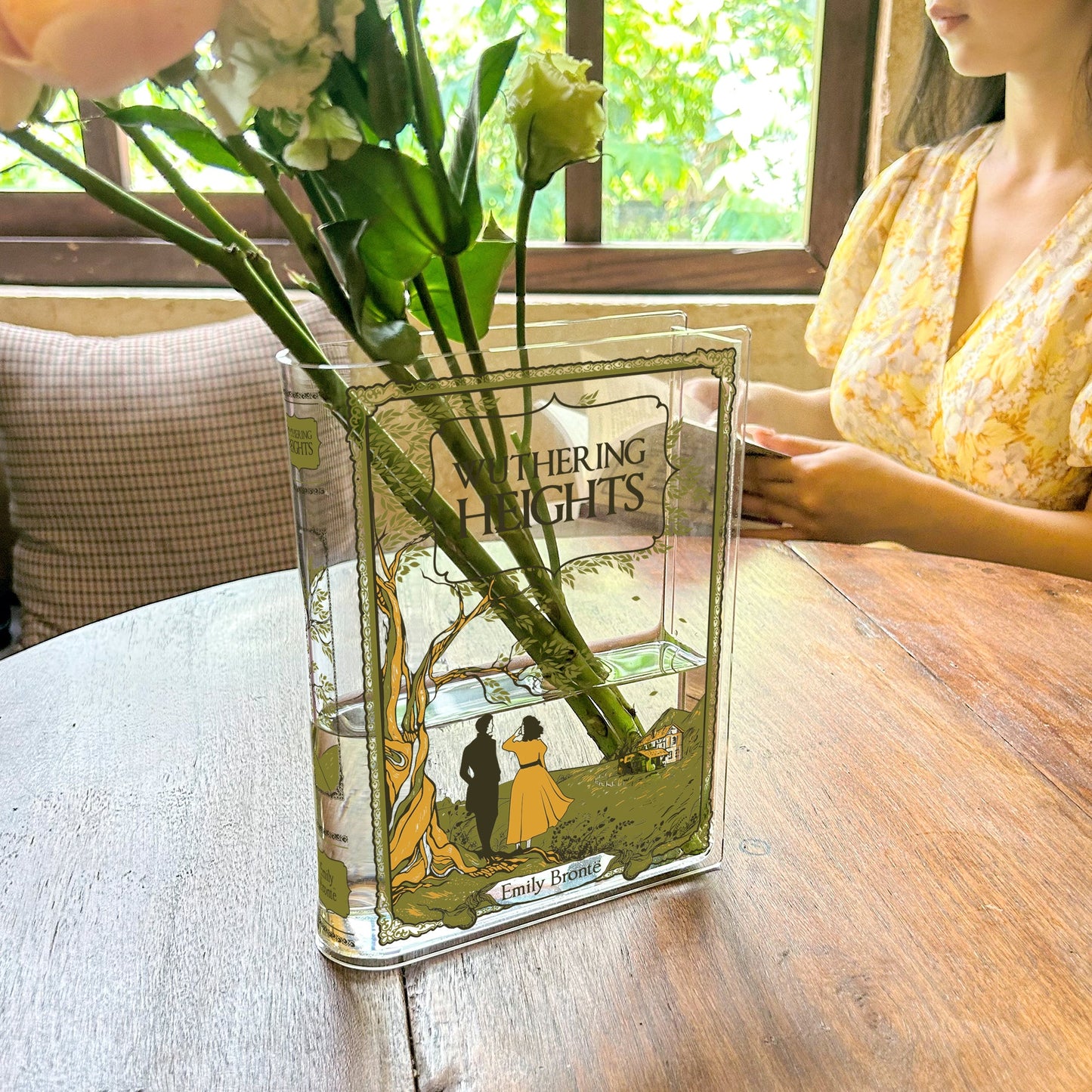 NORDORA Wuthering Heights Acrylic Book Vase
