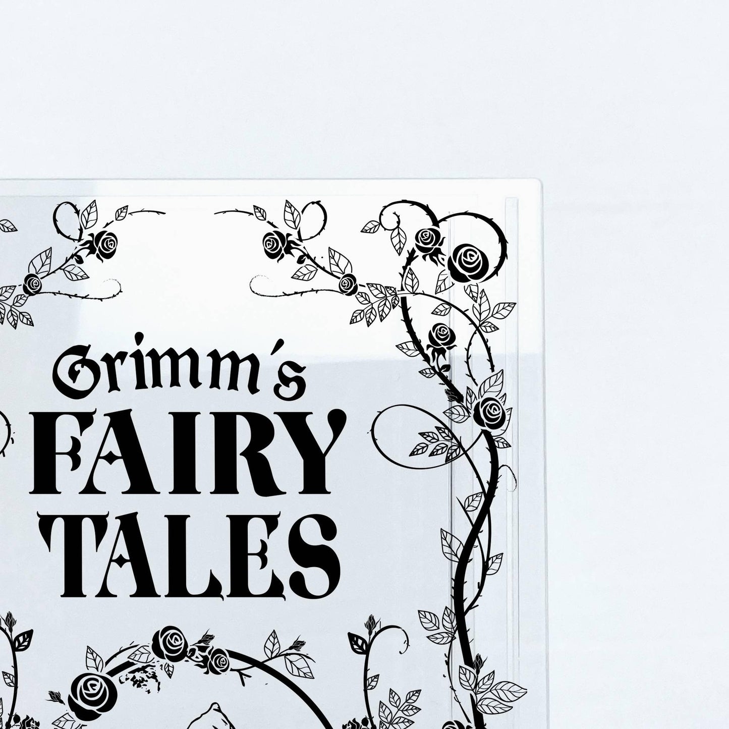 NORDORA Grimms' Fairy Tales Acrylic Book Vase