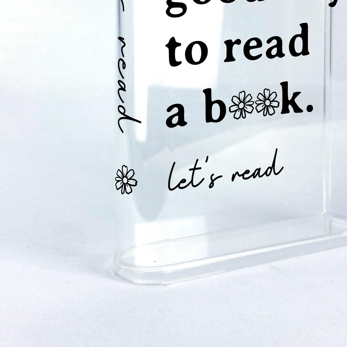 NORDORA It's A Good Day To Read A Book Acrylic Book Vase