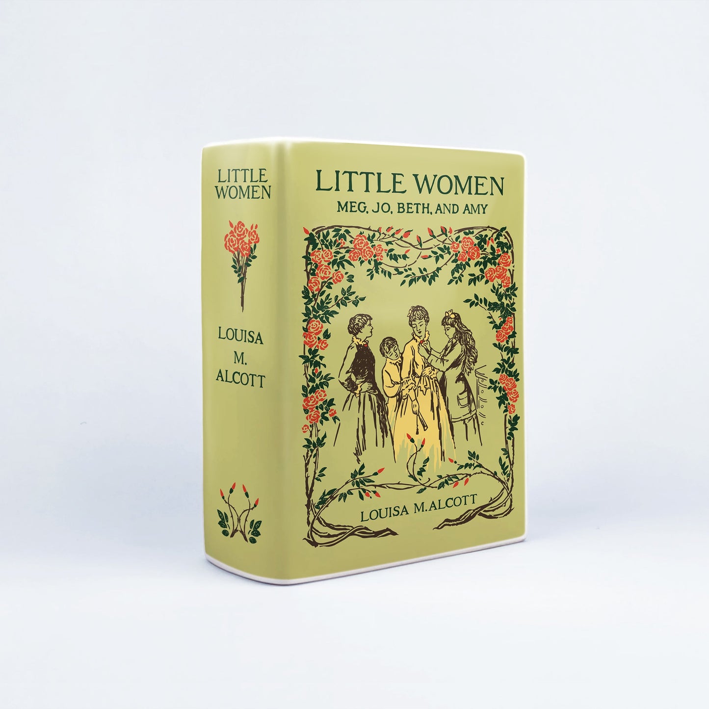 NORDORA Little Women Ceramic Book Vase