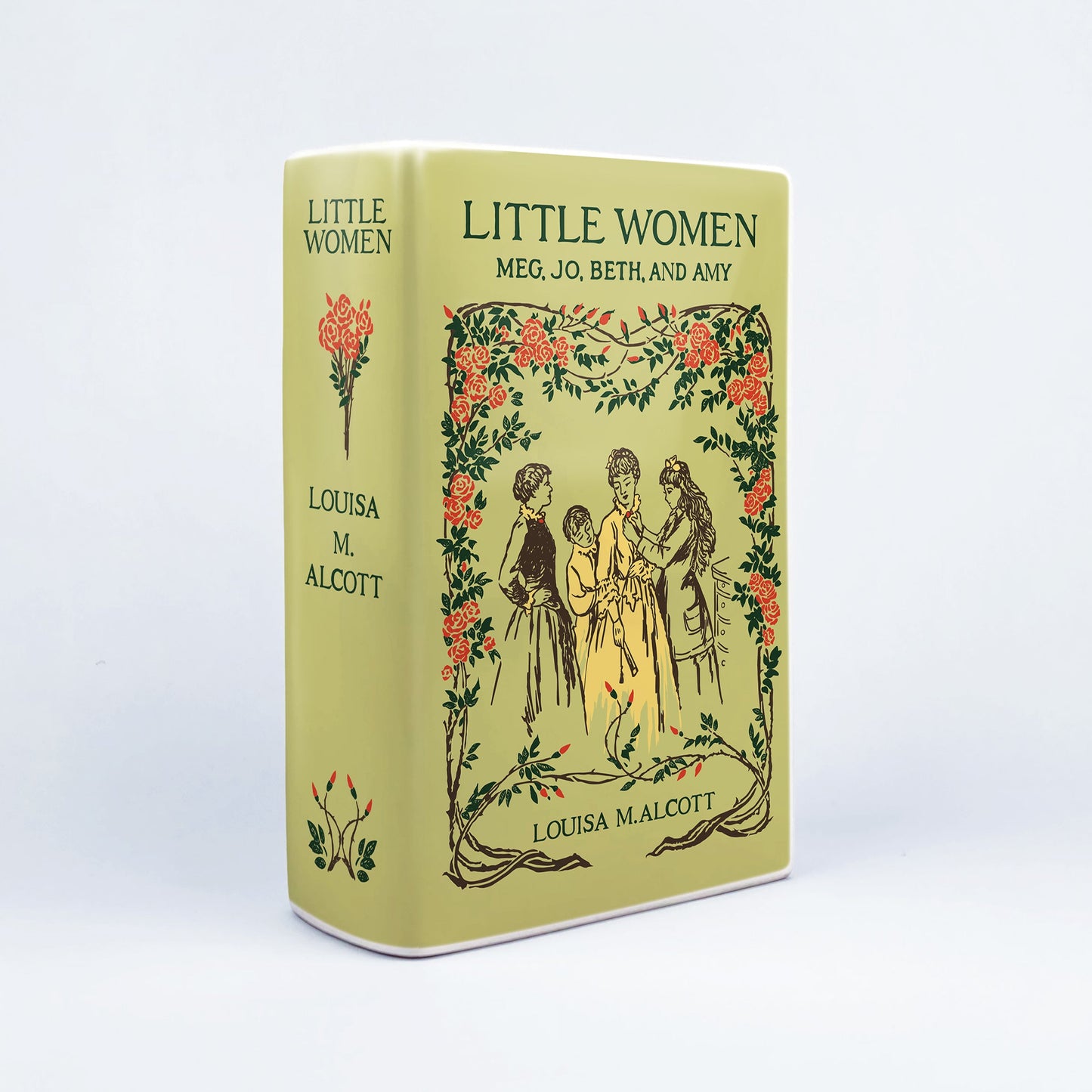 NORDORA Little Women Ceramic Book Vase