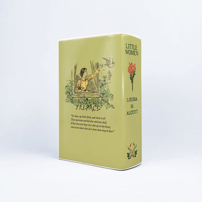 NORDORA Little Women Ceramic Book Vase