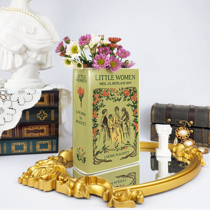 NORDORA Little Women Ceramic Book Vase