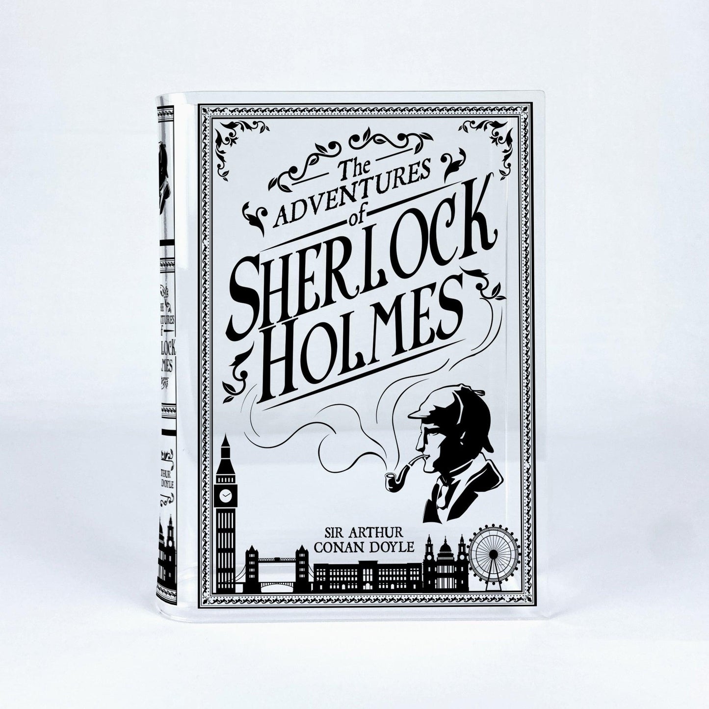 NORDORA The Adventures of Sherlock Holmes Acrylic Book Vase