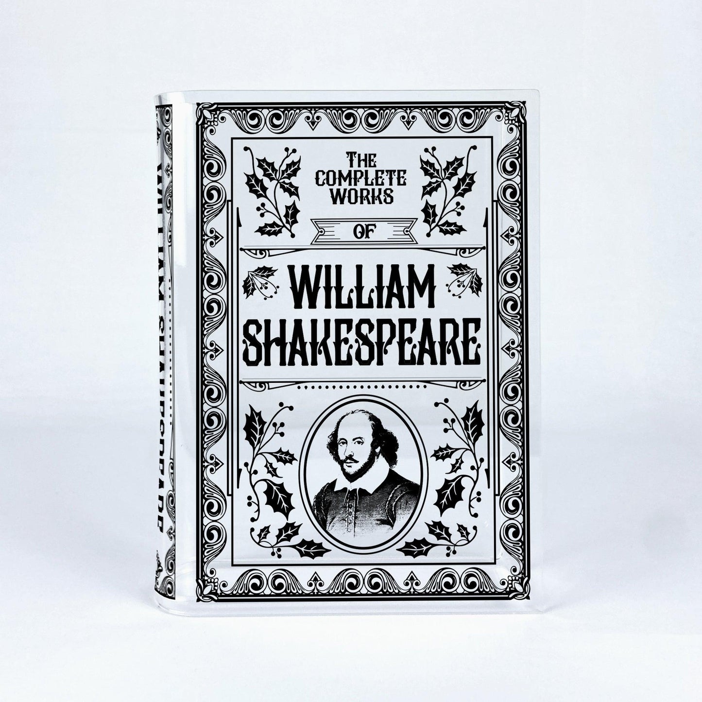 NORDORA The Complete Works of William Shakespeare Acrylic Book Vase