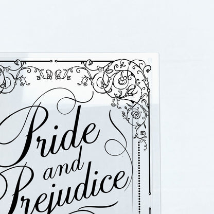 NORDORA Pride and Prejudice Acrylic Book Vase - II