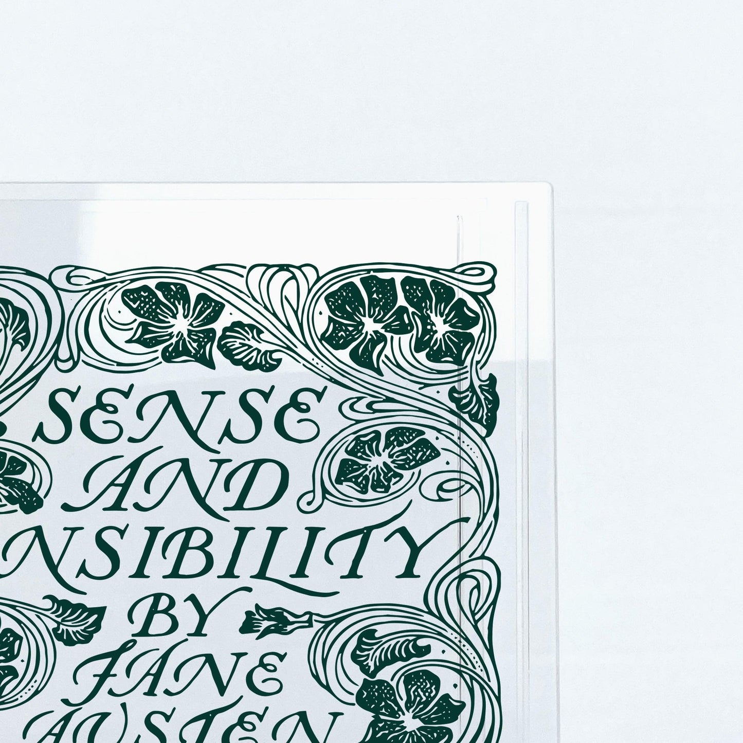 NORDORA Sense and Sensibility Acrylic Book Vase