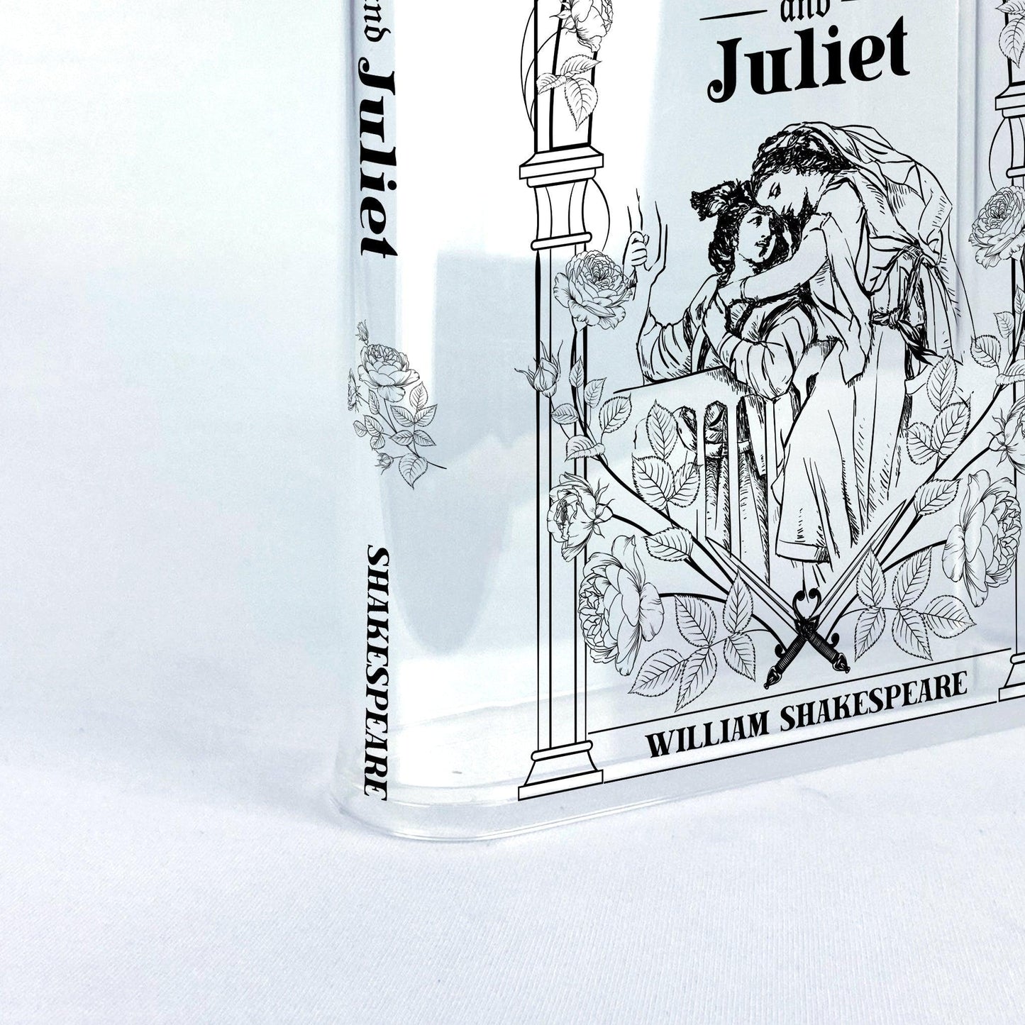 NORDORA Romeo and Juliet Acrylic Book Vase