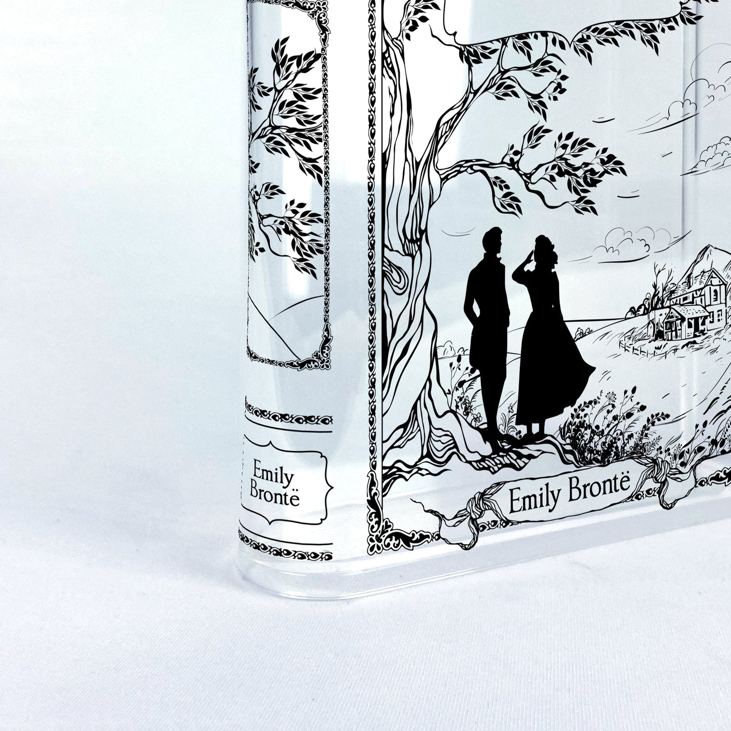 NORDORA Wuthering Heights Acrylic Book Vase